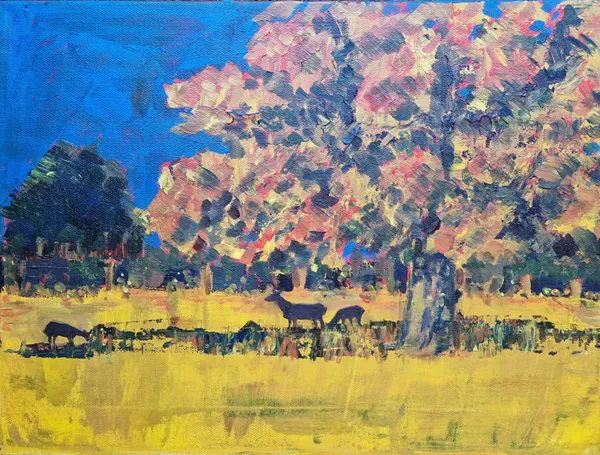 Bushy Park acrylic